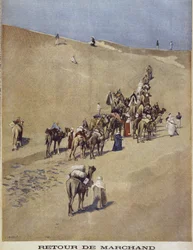 Retour du commandant Jean-Baptiste Marchand, le dernier approvisionnement, illustration de 